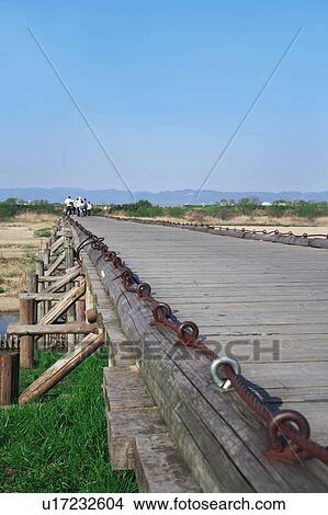 Picture - Kozuya Bridge over Kizu River. Fotosearch