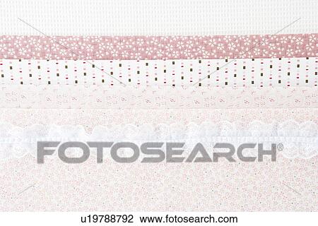 Stock Image - Lace and textiles. Fotosearch