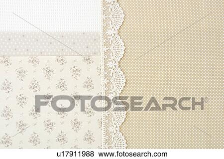 Stock Photo - Lace and textiles. Fotosearch