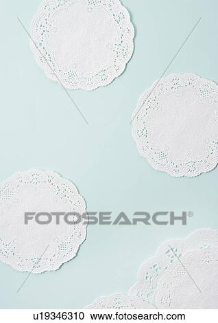 Stock Image - Lace papers. Fotosearch