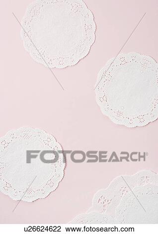 Stock Image - Lace papers. Fotosearch