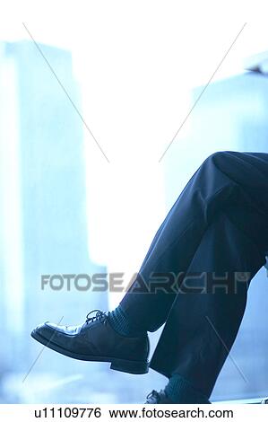 Stock Photograph - Legs of businessman, Tokyo Prefecture, Honshu, Japan. Fotosearch