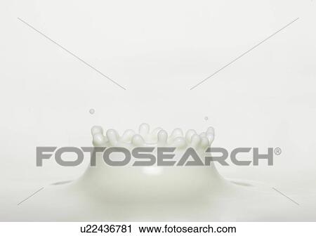 Stock Image - Milk splash. Fotosearch