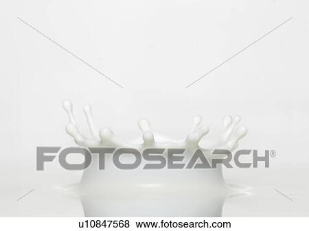 Stock Photo - Milk splash. Fotosearch