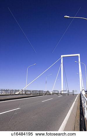 Stock Photography - Motorway and Clear Blue Sky. Fotosearch