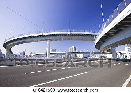 Stock Image - Motorway Junction. Fotosearch