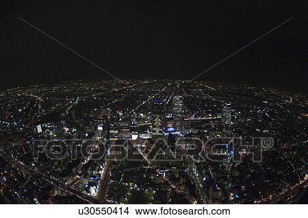 Nagoya Station (Meieki) at Night, Aerial view View Large Photo Image Picture - Nagoya Station (Meieki) at Night, Aerial view. Fotosearch