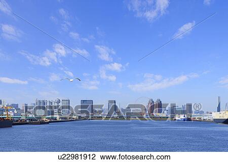Stock Image - Odaiba, Tokyo Prefecture, Honshu, Japan. Fotosearch