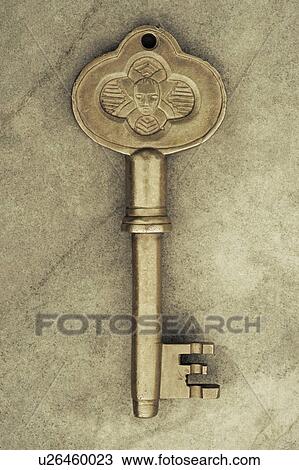 Stock Image - Old Church Key. Fotosearch