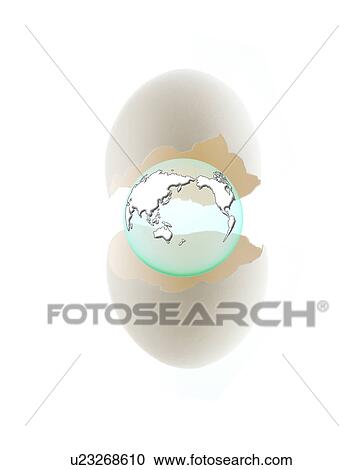 Planet earth born from an egg, Digital composite View Large Photo Image Stock Image - Planet earth born from an egg, Digital composite. Fotosearch