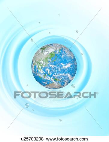 Planet earth, Digital Enhancement View Large Photo Image Stock Photo - Planet earth, Digital Enhancement. Fotosearch