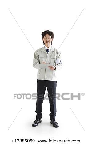 Stock Photo - Portrait of an architect. Fotosearch