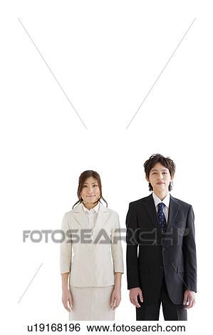 Stock Photograph - Portrait of businesspeople. Fotosearch