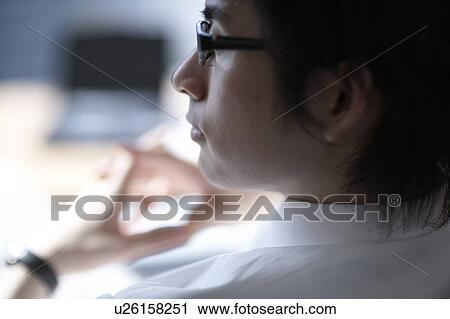 Profile of businessman View Large Photo Image Stock Image - Profile of businessman. Fotosearch