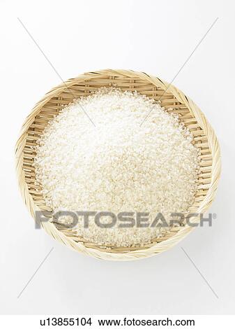Rice in basket View Large Photo Image Picture - Rice in basket. Fotosearch