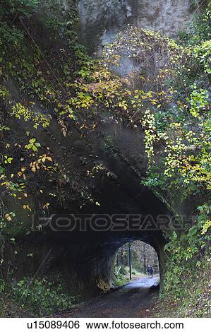 Stock Photograph - Road with Tunnel. Fotosearch