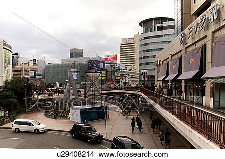 Sannomiya Station View Large Photo Image Picture - Sannomiya Station. Fotosearch