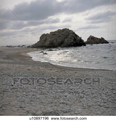 Stock Photograph - Seashore in Niigata Prefecture. Fotosearch