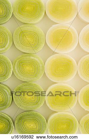 Sliced Leek View Large Photo Image Stock Image - Sliced Leek. Fotosearch