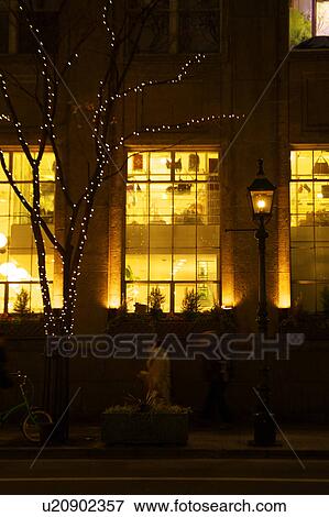 Stock Photo - Street at Night. Fotosearch