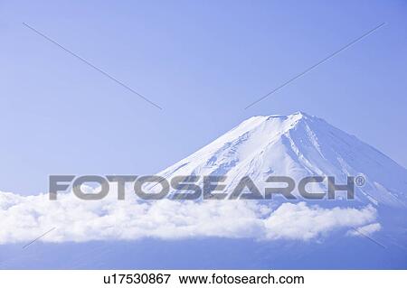 Stock Photo - Summit of Mount Fuji. Fotosearch