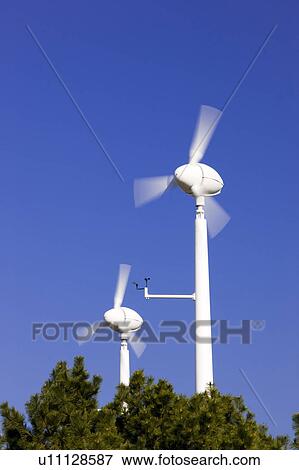 The windmill for wind power generation View Large Photo Image Stock Photo - The windmill for wind power generation. Fotosearch