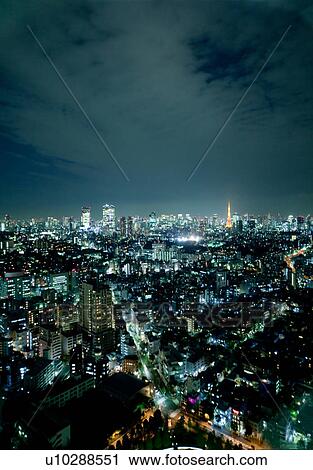 Stock Image - Tokyo at Night. Fotosearch