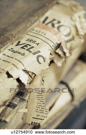 Torn Newspaper View Large Photo Image Stock Image - Torn Newspaper. Fotosearch