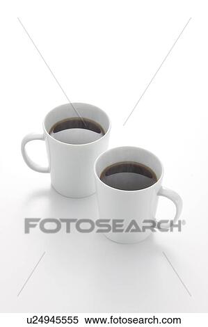 Stock Photography - Two cups of coffee. Fotosearch