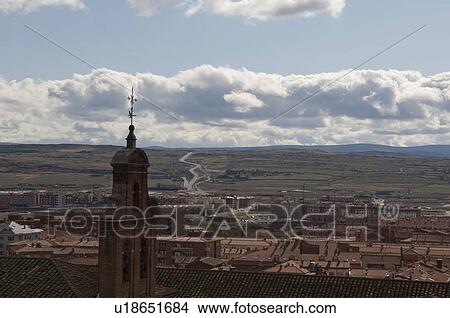 View of City with Church in Foreground View Large Photo Image Picture - View of City with Church in Foreground. Fotosearch