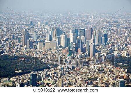 View of Tokyo with Shinjuku View Large Photo Image Stock Image - View of Tokyo with Shinjuku. Fotosearch