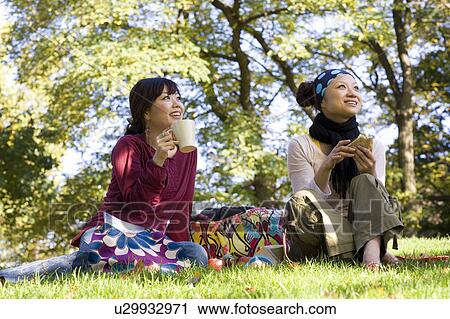 Young Women Having Lunch View Large Photo Image Stock Image - Young Women Having Lunch. Fotosearch