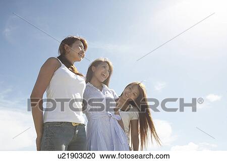 Young women standing, Guam, USA View Large Photo Image Stock Image - Young women standing, Guam, USA. Fotosearch