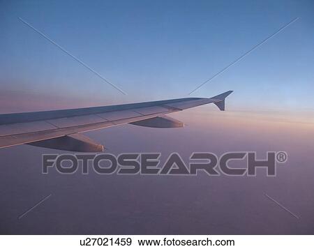Stock Photo - Airplane Wing. Fotosearch