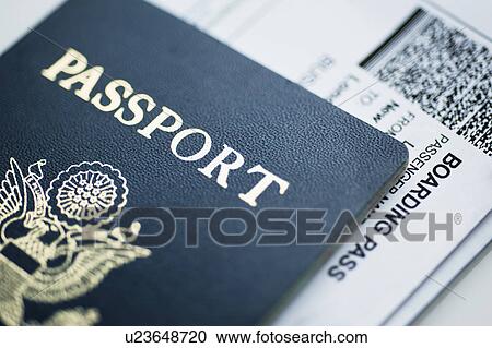 American passport with boarding pass inside View Large Photo Image Stock Image - American passport with boarding pass inside. Fotosearch