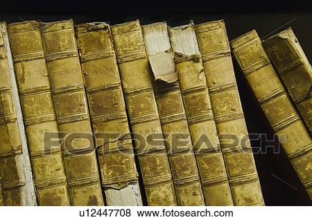 Stock Photo - Antique books. Fotosearch