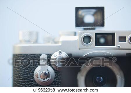 Stock Photo - Antique camera, close-up. Fotosearch