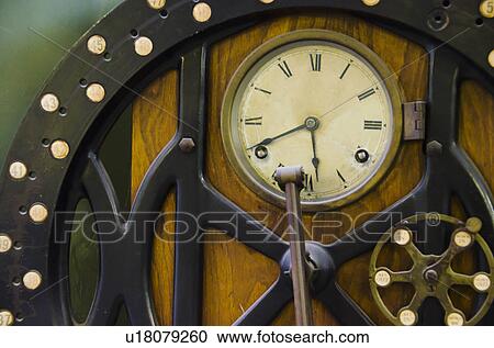 Stock Image - Antique clockworks. Fotosearch