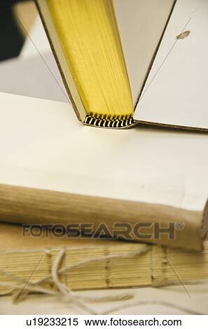 Book binding workshop View Large Photo Image Stock Photography - Book binding workshop. Fotosearch