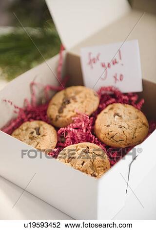 Christmas cookies in box View Large Photo Image Stock Image - Christmas cookies in box. Fotosearch