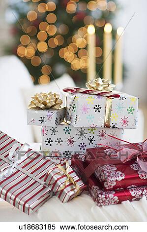 Stock Photography - Christmas gifts. Fotosearch