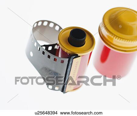 Picture - Close up of camera film and on light box. Fotosearch