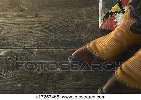 Close-up of cowboy shoes View Large Photo Image Stock Photography - Close-up of cowboy shoes. Fotosearch