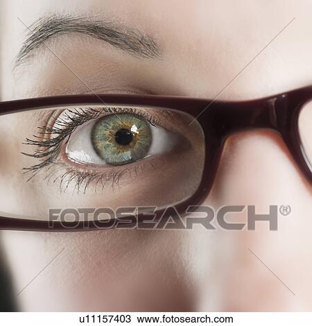 Close-up of female eye View Large Photo Image Stock Image - Close-up of female eye. Fotosearch