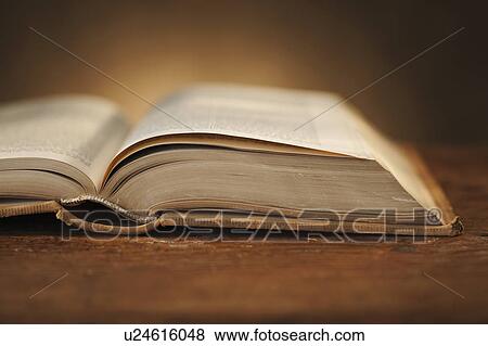 Stock Photo - Close-up of open book. Fotosearch