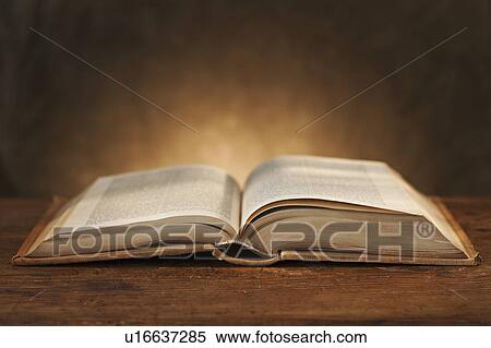 Stock Photography - Close-up of open book. Fotosearch