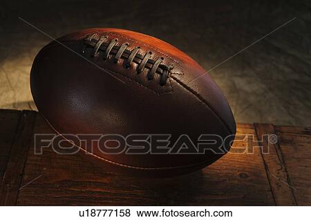 Stock Photo - Close-up of rugby ball. Fotosearch
