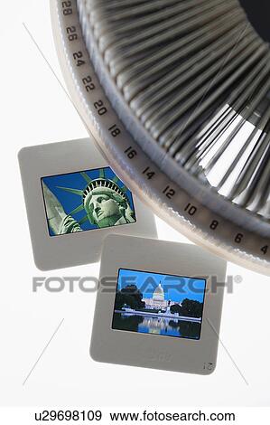 Close up of slides and on round slide tray View Large Photo Image Stock Photo - Close up of slides and on round slide tray. Fotosearch