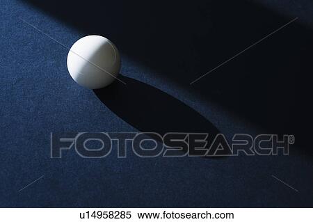 Stock Photography - Cue ball on pool table. Fotosearch