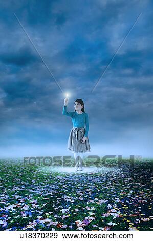 Digital composite with girl (10-11) View Large Photo Image Stock Photo - Digital composite with girl (10-11). Fotosearch